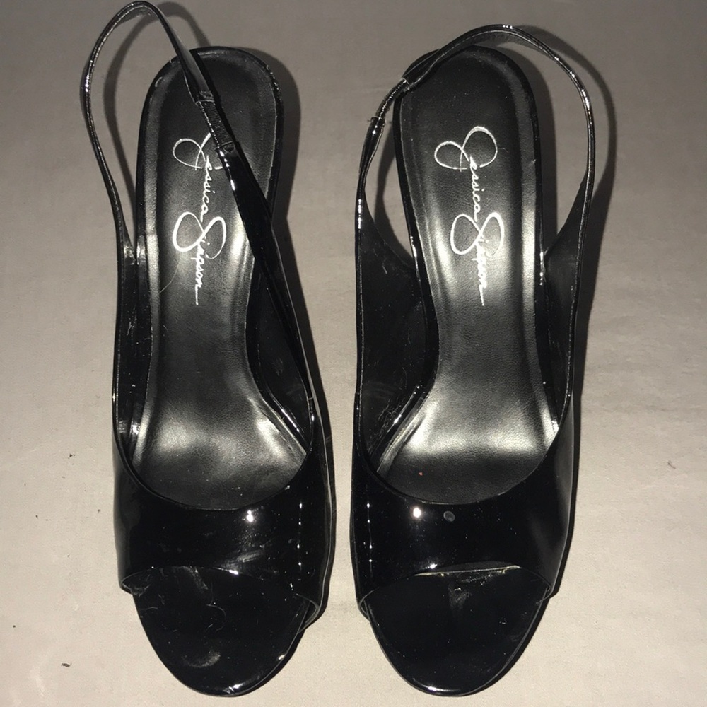 Jessica Simpson Black Heels